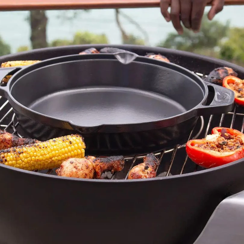 barbacoa sahara bbq de carbón forge host insert system