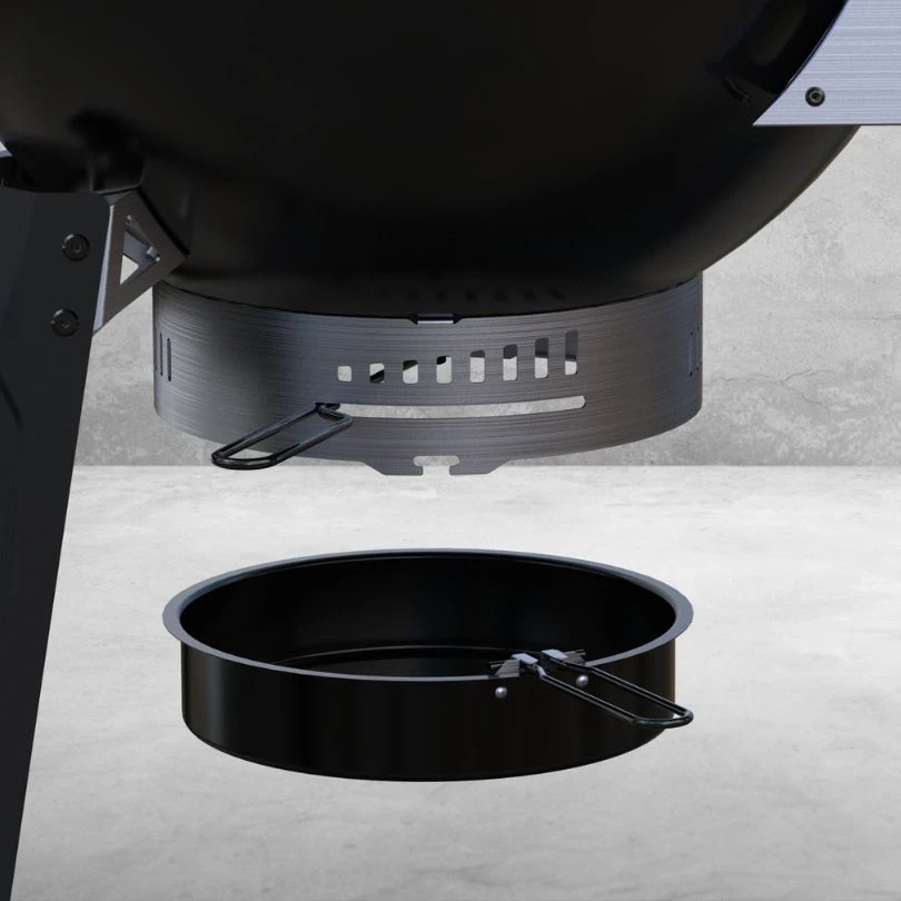 barbacoa sahara bbq de carbón forge host recogedor de cenizas