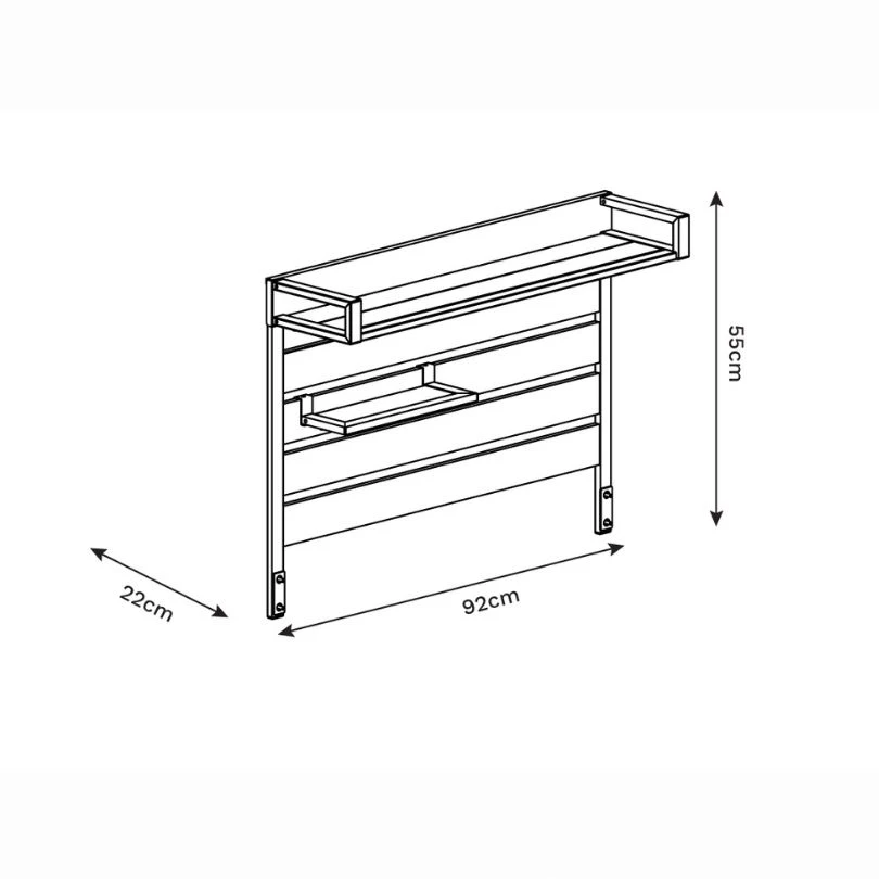Estantería Superior Sahara para Cocina Modular Exterior