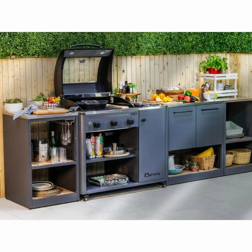 Mueble de Esquina Abierto Sahara para Cocina Modular Exterior