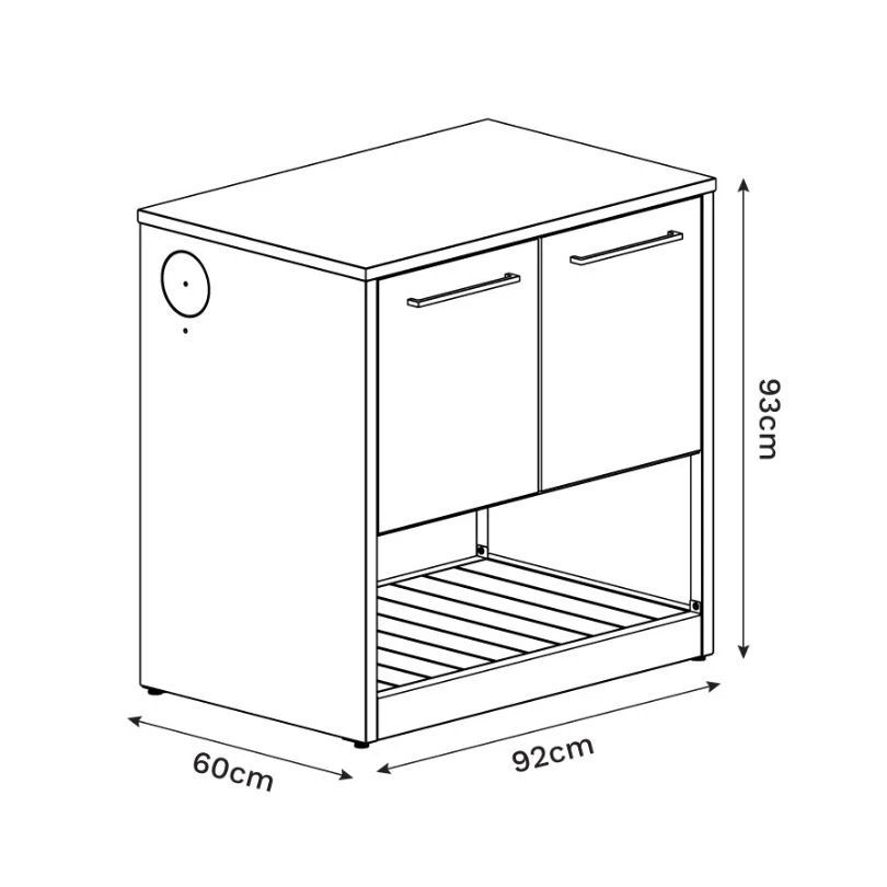 Módulo Isla de Cocina Sahara para Cocina Modular Exterior
