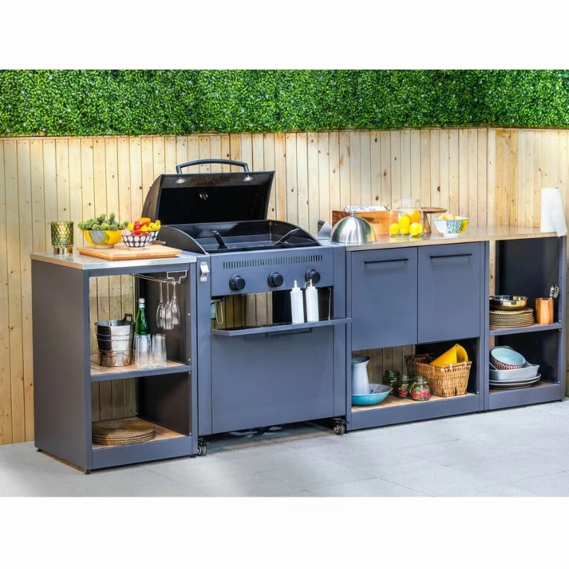 Módulo Isla de Cocina Sahara para Cocina Modular Exterior