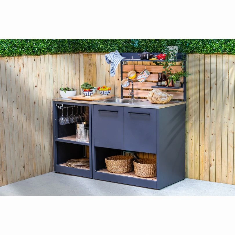 Módulo Isla de Cocina Sahara para Cocina Modular Exterior