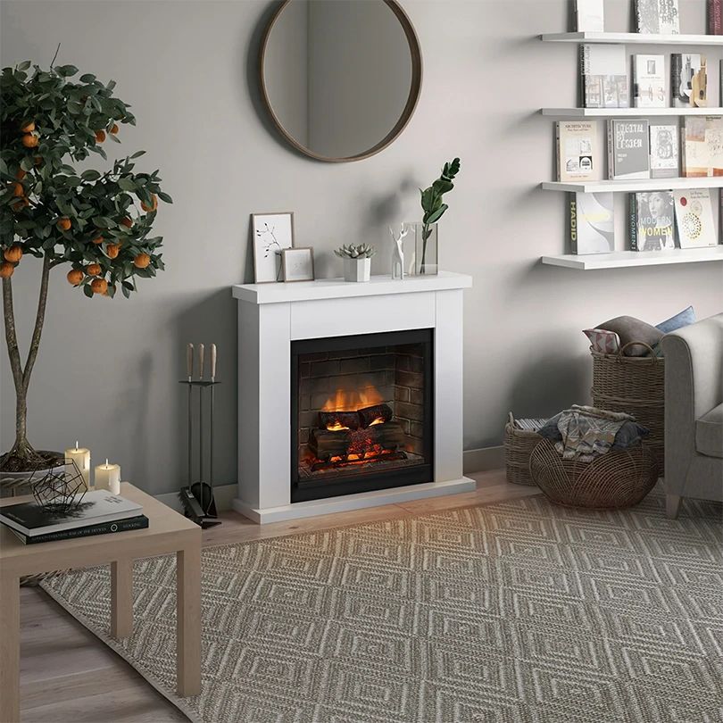 Tagu Frode powerflame 2 chimenea eléctrica color blanco