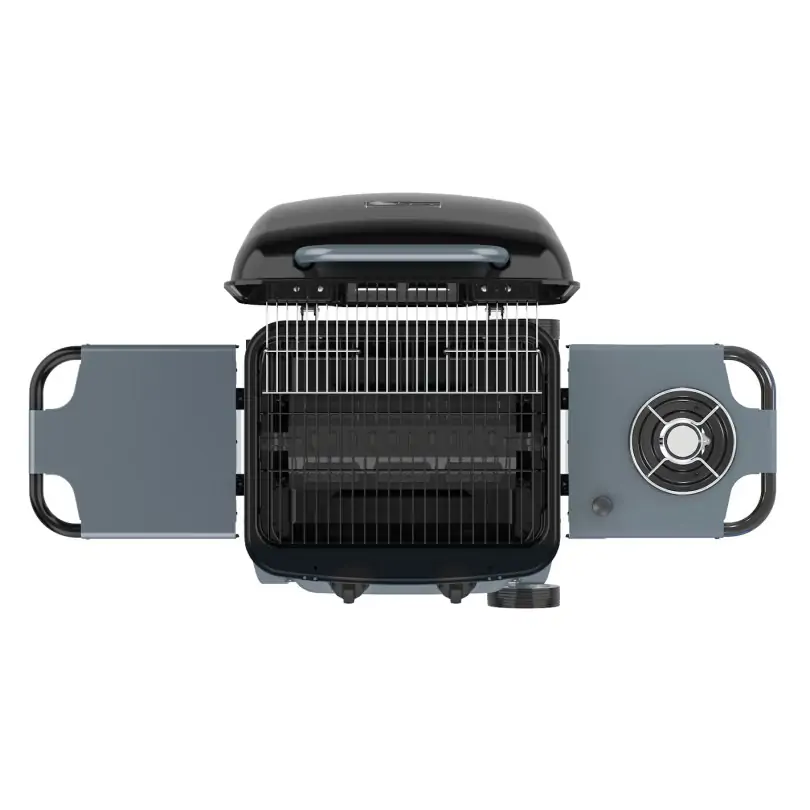 Barbacoa Sahara Montaje Rápido 2 Quemadores + Quemador Lateral