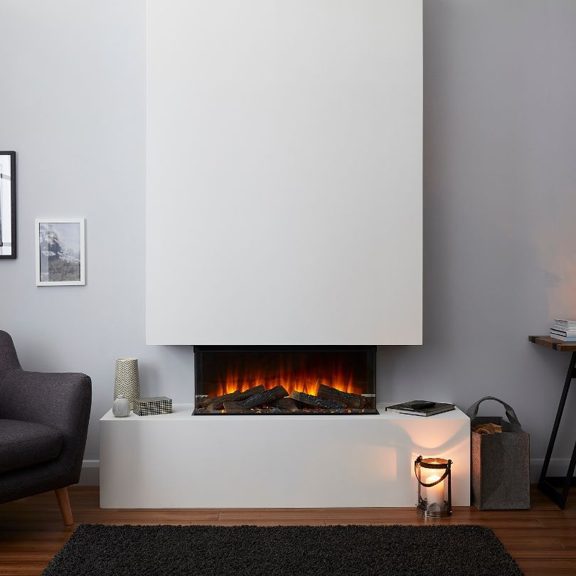 British Fires New Forest 870 - chimenea eléctrica