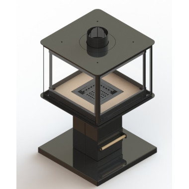 Chimenea Exterior Outdoor 4D A. Caminetti