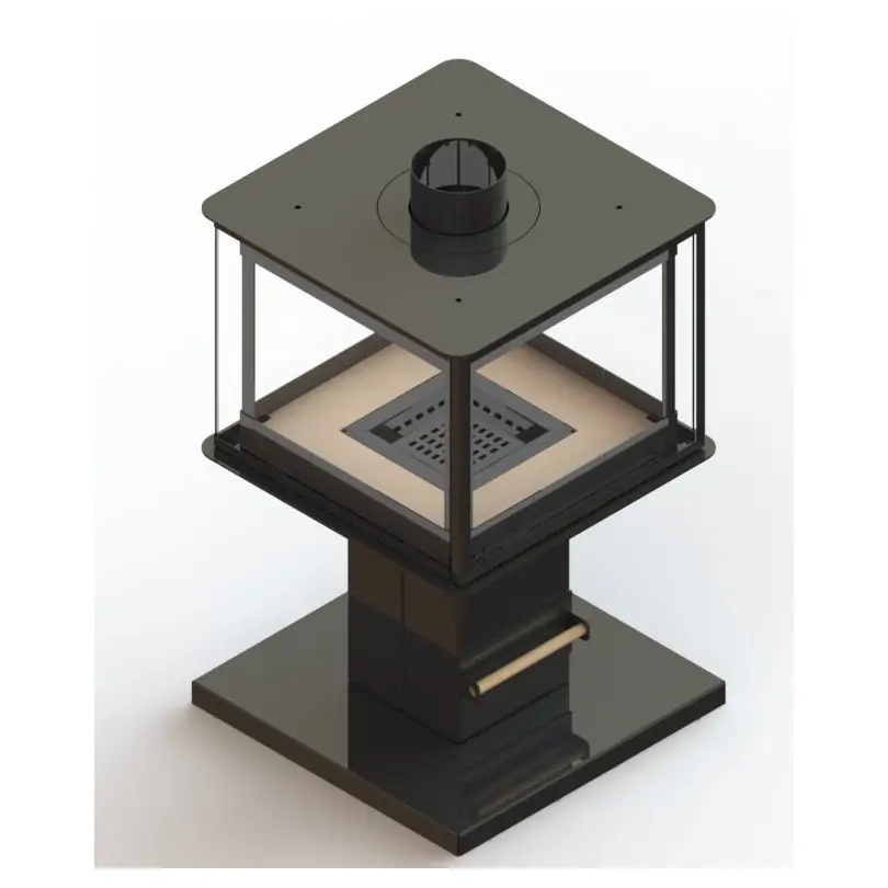 Chimenea Exterior Outdoor 4D A. Caminetti
