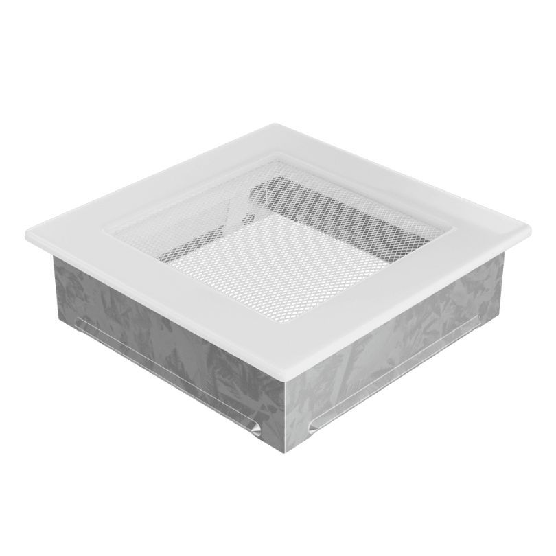 Rejilla Ventilación Cuadrada Con Malla Blanca 17X17B - Envío Gratis
