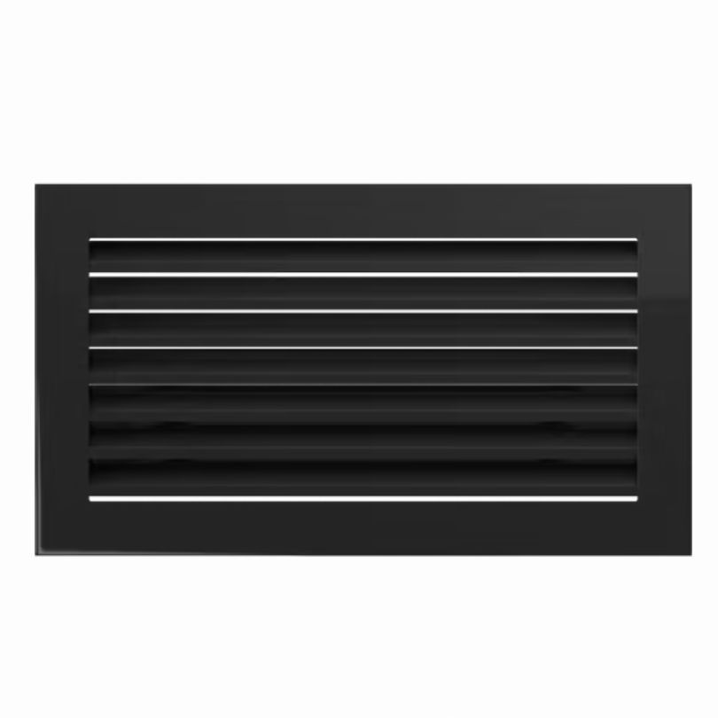 Rejilla Ventilación Rectangular Con Lamas Negra 17X30C/FRESH - Envío Gratis