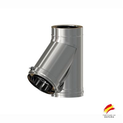 Te A 45º Pared Doble Exoinox DW - Envío Gratis