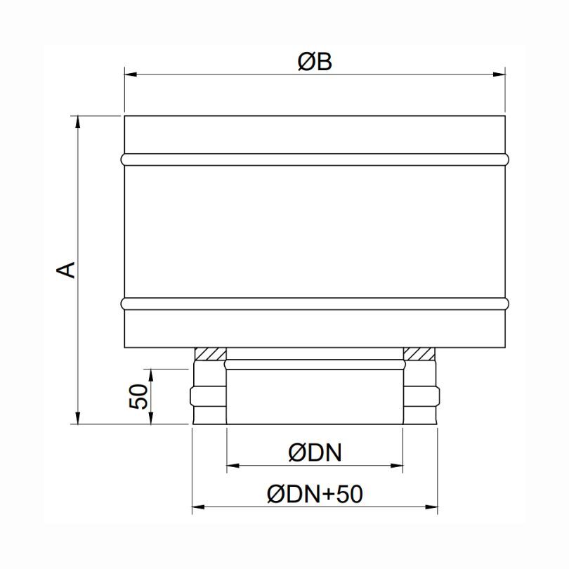 Terminal Antirrevocante Doble Pared Exoinox DW - Envío Gratis