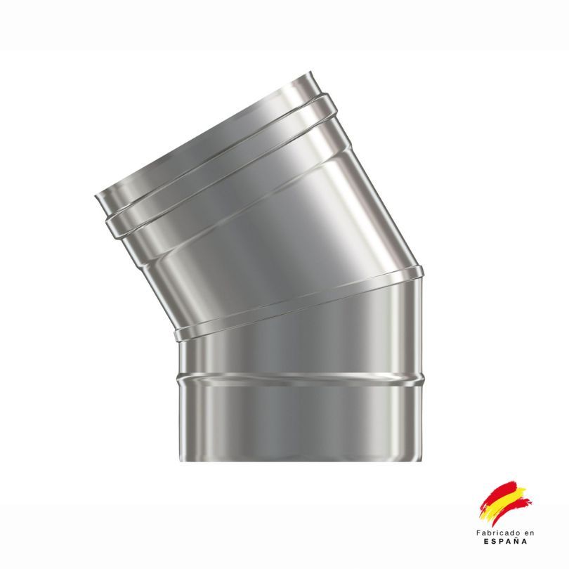 Codo A 30º Pared Simple Exoinox SW 316L - Envío Gratis