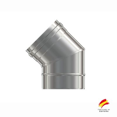Codo A 45º Pared Simple Exoinox SW 316L - Envío Gratis