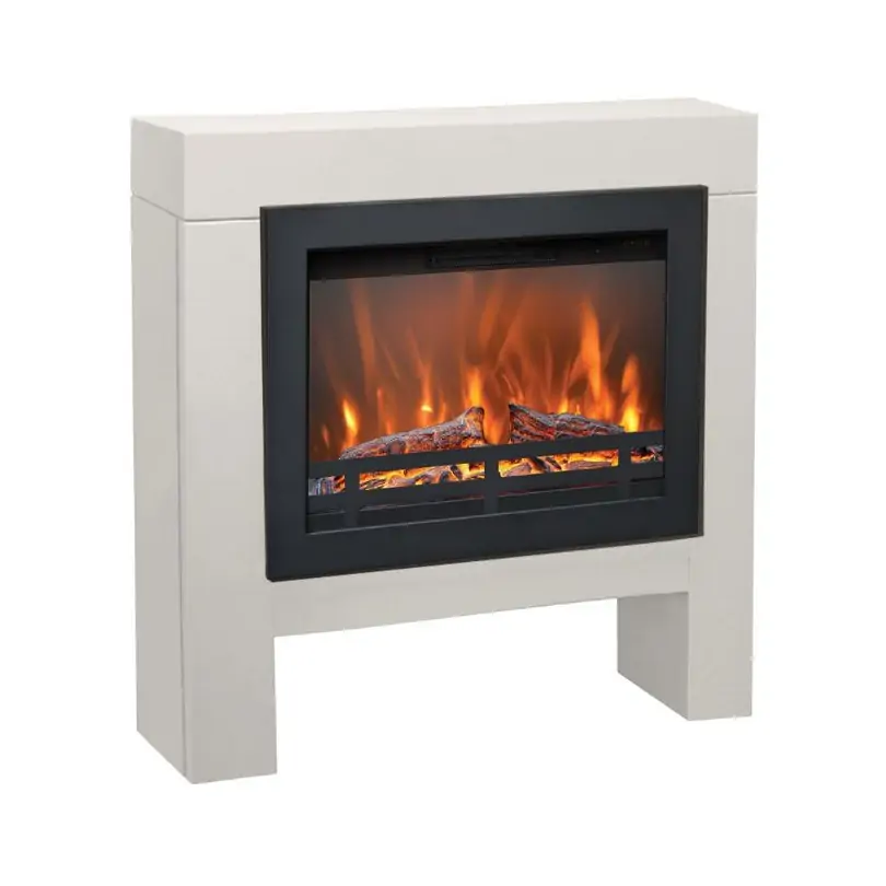 Xaralyn Bolea - chimenea eléctrica con revestimiento