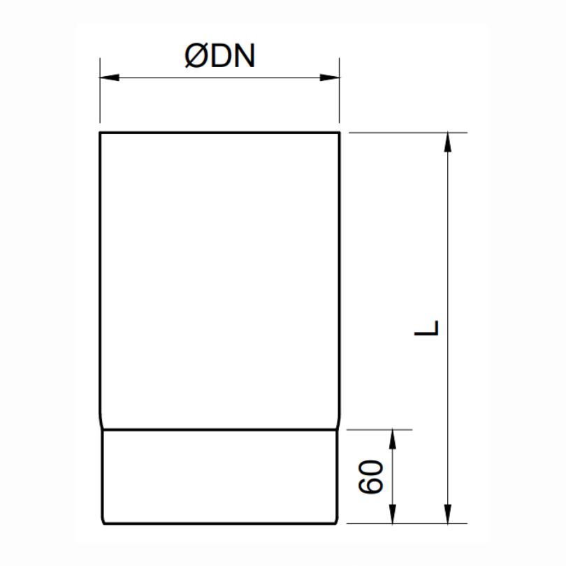 Modulo Recto 250 MM Pared Simple Exoleña Premium - Envío Gratis