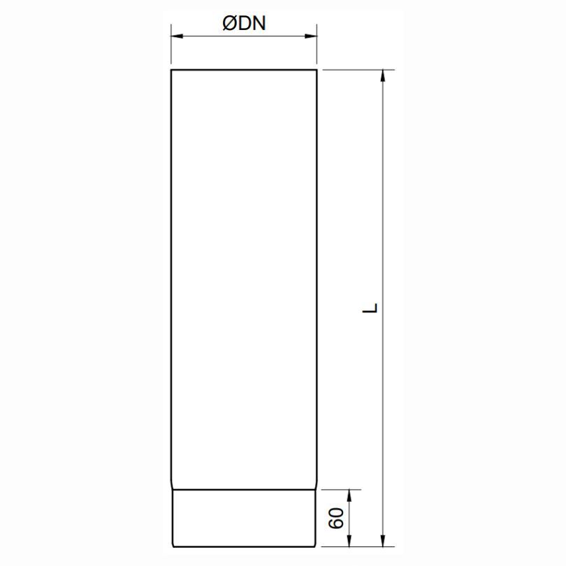 Modulo Recto 1000 MM Pared Simple Exoleña Premium - Envío Gratis