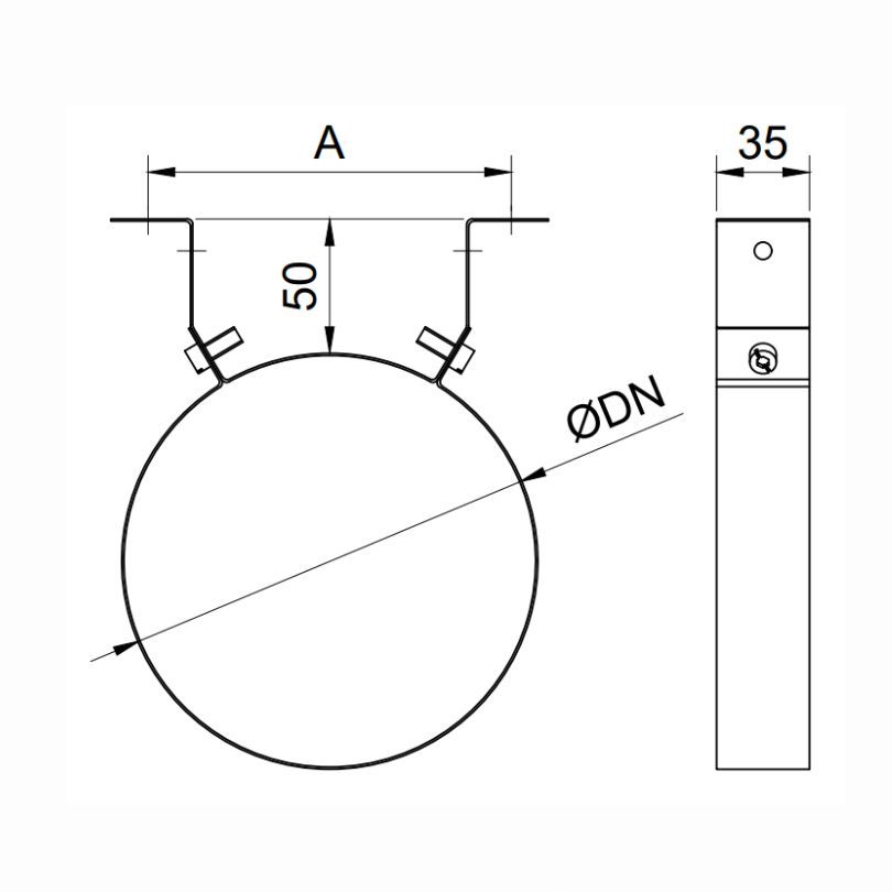 Soporte Mural De Atornillar Pared Simple Exoleña Premium - Envío Gratis