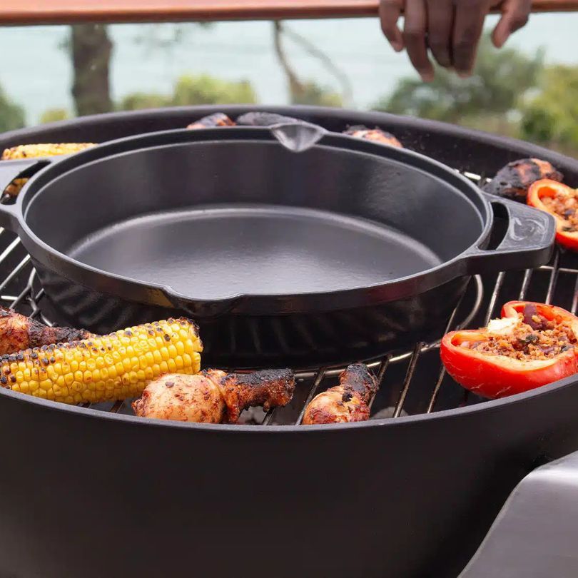 barbacoa sahara bbq de carbón forge host insert system