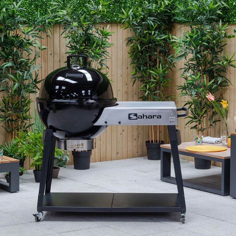 bbq de carbón forge host barbacoa sahara