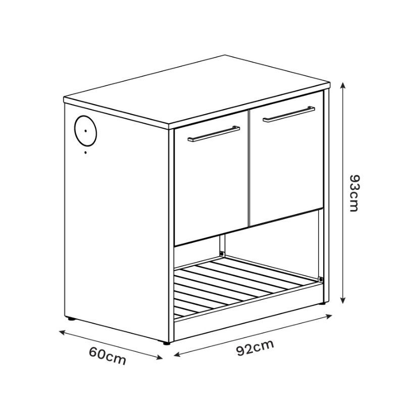Módulo Isla de Cocina Sahara para Cocina Modular Exterior