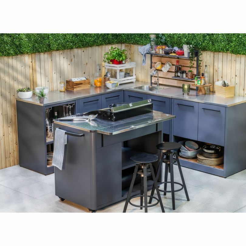 Módulo Isla de Cocina Sahara para Cocina Modular Exterior