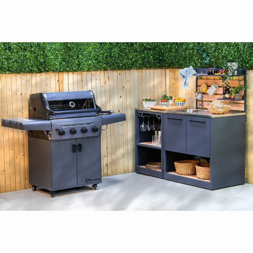 Módulo Isla de Cocina Sahara para Cocina Modular Exterior