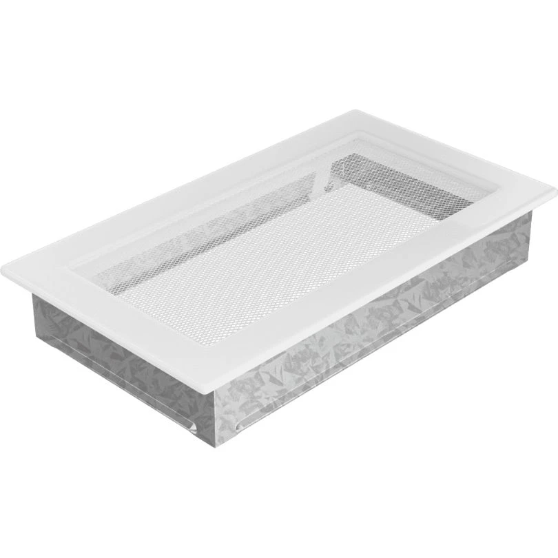 Rejilla Ventilación Rectangular Con Lamas Fireside Blanca 17X30B