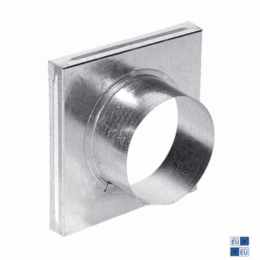 Conector Ø150 Para Rejilla Ventilación Cuadrada Fireside 17X17