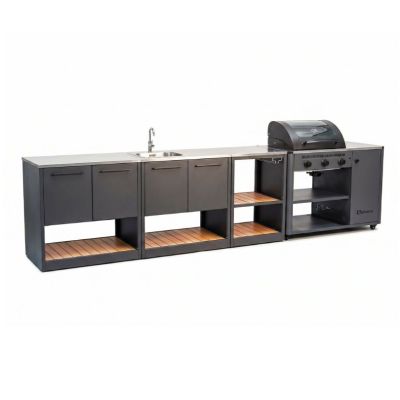 pack cocina exterior modular completa y bbq arke sahara