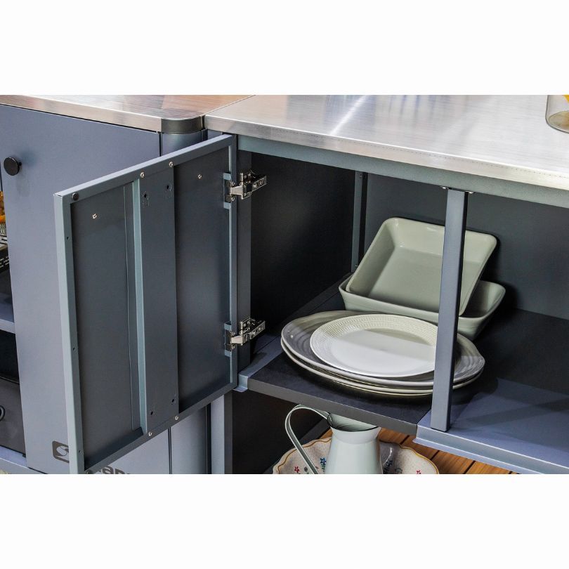 almacenamiento isla cocina exterior modular sahara