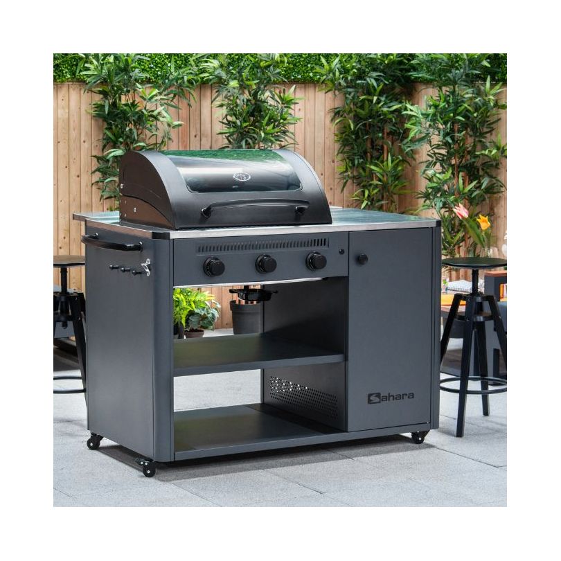barbacoa gas arke tres quemadores sahara