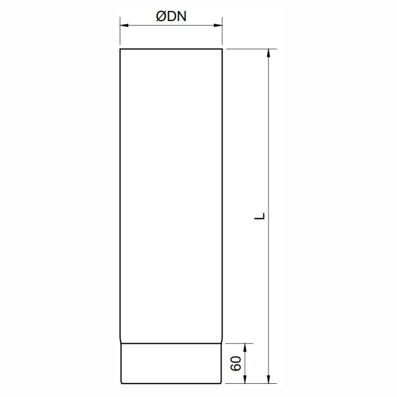 Modulo Recto 1000 MM Exoleña Premium Pared Simple