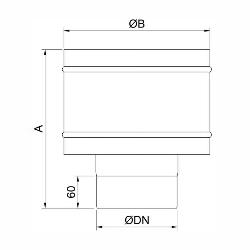 Terminal Antirrevocante Exoleña Premium Pared Simple