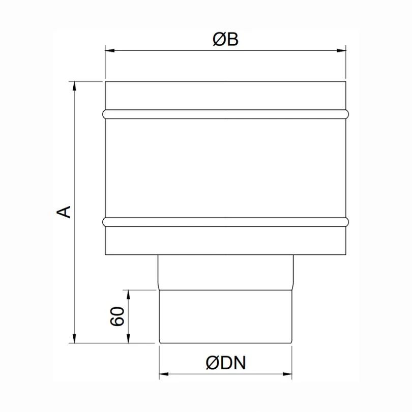 Terminal Antirrevocante Pared Simple Exoleña Premium - Envío Gratis