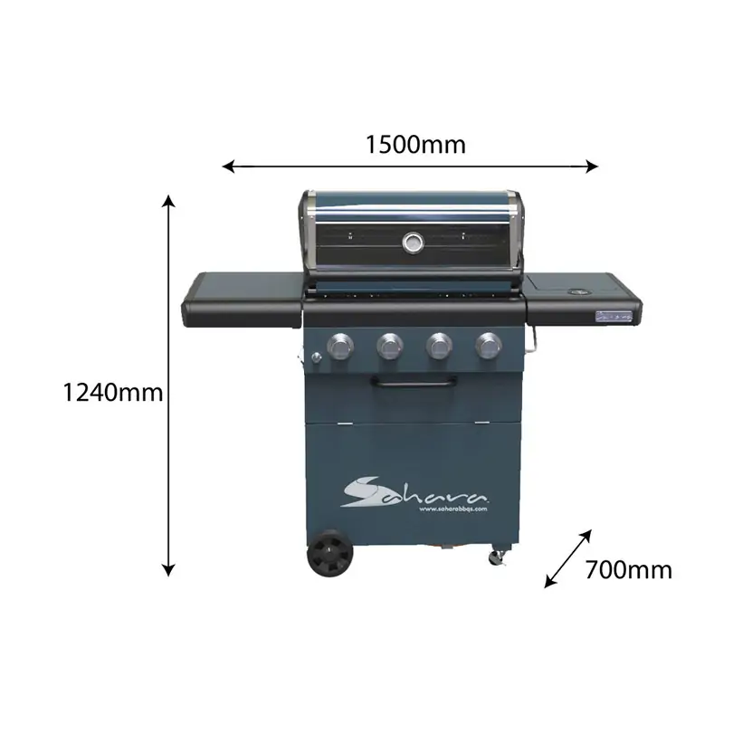 barbacoa de gas sahara x450