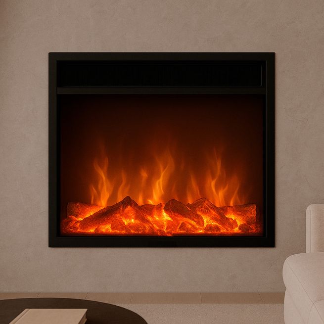 chimenea eléctrica vulcano de Sined