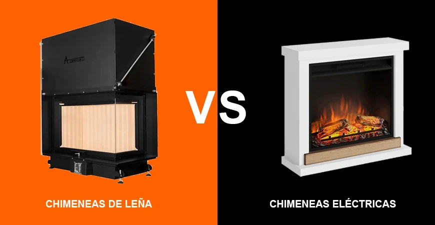 Chimeneas de leña o eléctricas: pros y contras