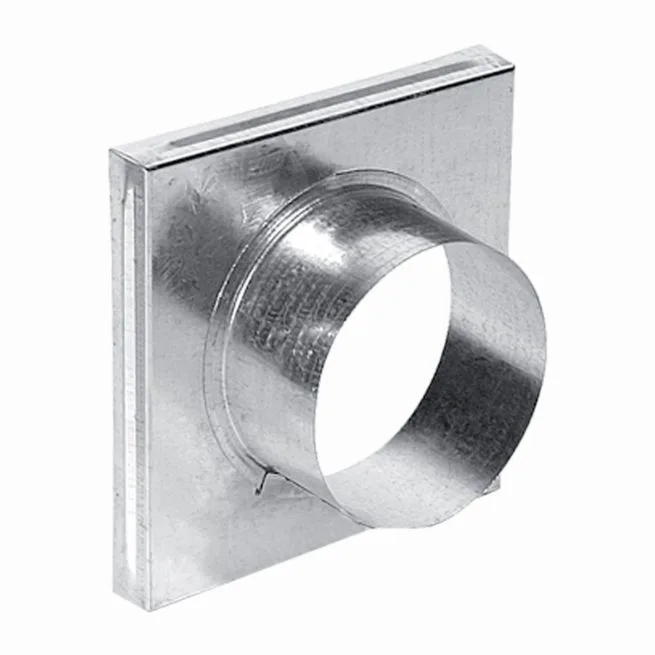 Conector Ø150 Para Rejilla Ventilación Cuadrada Fireside 17X17 — Conector Ø150 Para Rejilla Ventilación Cuadrada Fireside 17X17