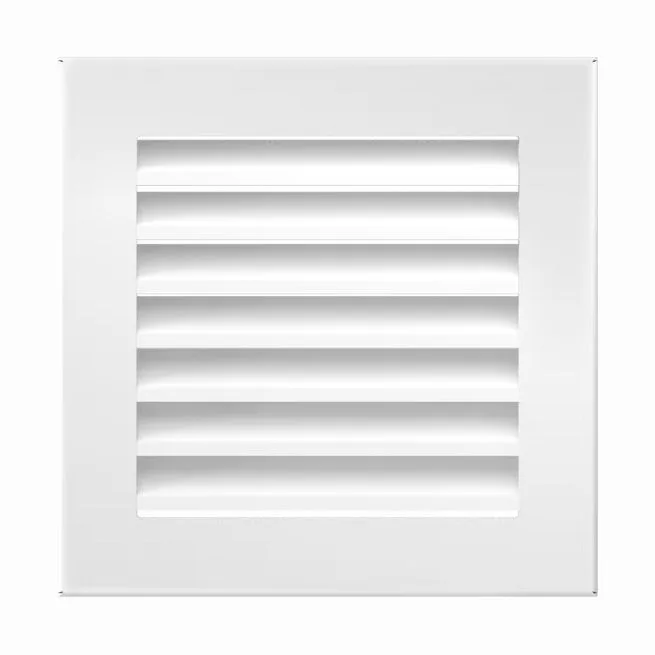 Rejilla Ventilación Cuadrada Con Lamas Fireside Blanca 17X17B/FRESH — Rejilla Ventilación Cuadrada 17X17B/FRESH
