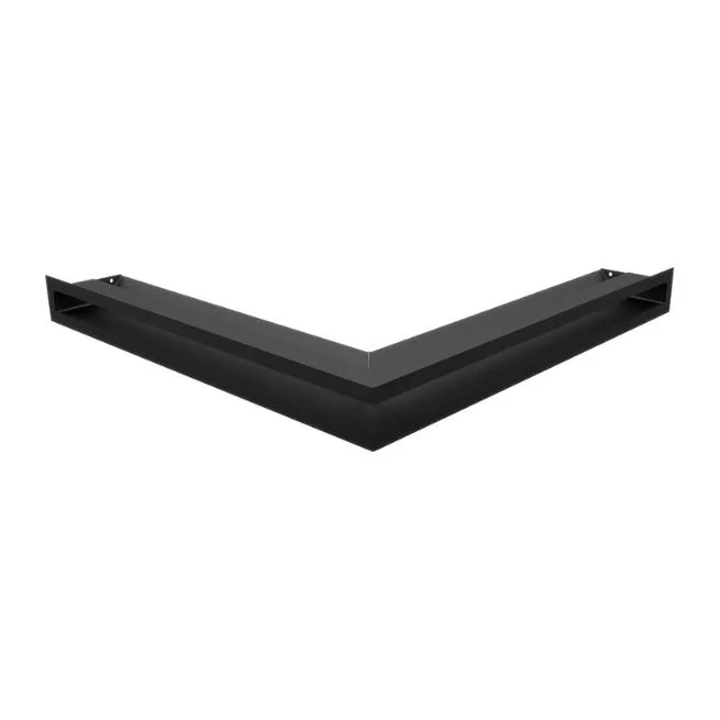 Rejilla Ventilación En Esquina Fireside Slim 60/60 — Slim 60/60 en negro