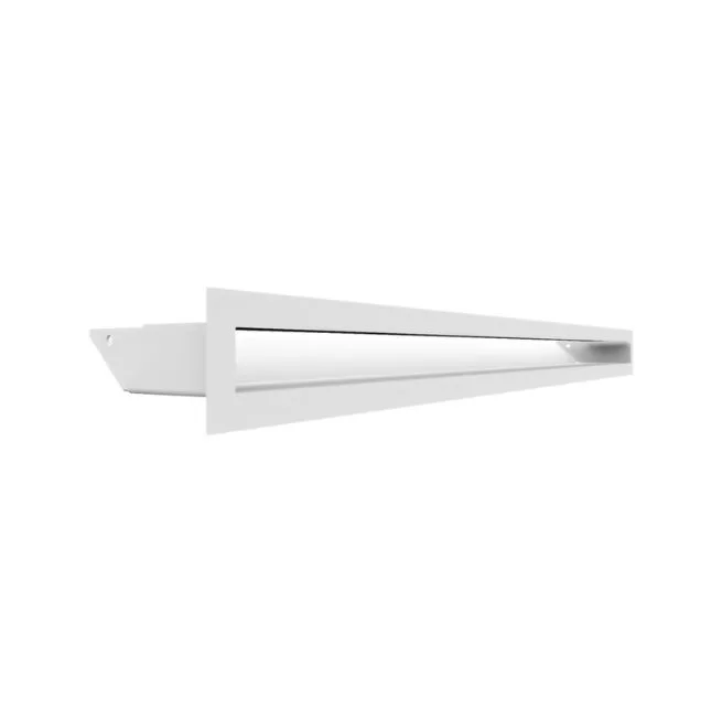 Rejilla Ventilación Panorámica Fireside Slim 60/80 — Slim 60/80 en blanco