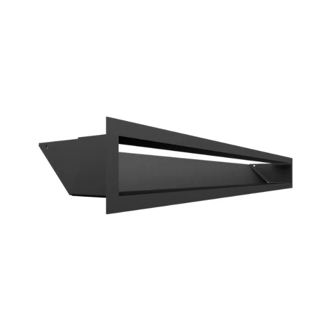 Rejilla Ventilación Panorámica Fireside Slim 90/80 — Slim 90/80 en negro