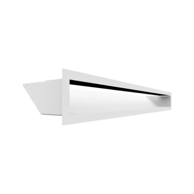 Rejilla Ventilación Panorámica Fireside Slim 90/80 — Slim 90/80 en blanco